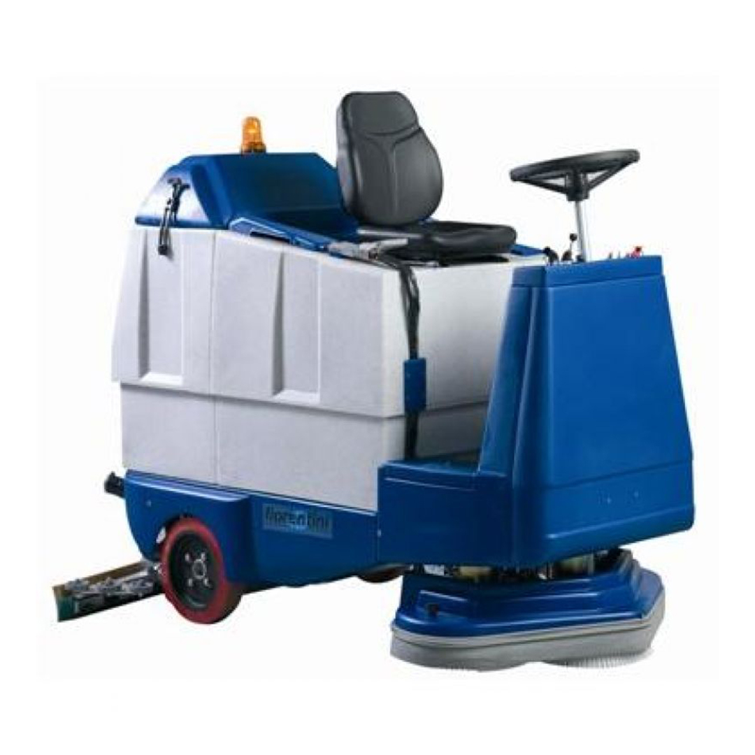 Lavapavimenti ICM 38 - operatore a bordo